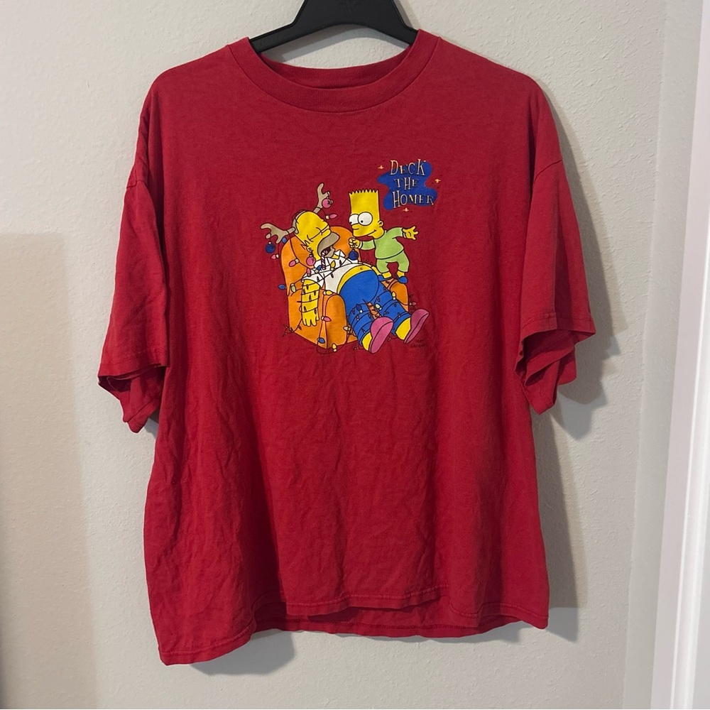 Vintage Simpsons T Shirt XL Bart Homer